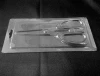 Clear Plastic Packaging With Insert Paper Card  For Scissors