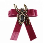 Clothes Decorative Women Fashion Jewelry Rhinestone Bowknot Brooches