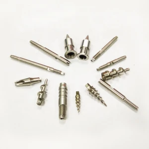 CNC Machining Orthopedic Implants Titanium Pin Screw Dental Surgical Implant Rod Bar