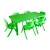 Import Colorful Kindergarten Supplies Plastic Kids Home Work Study Table with Chair Children Furniture Set from China
