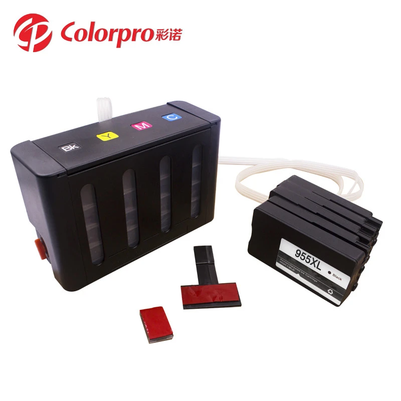 Colorpro 955XL ciss for OfficeJet Pro 7740/8210/8216/8710 printer ciss 955 955xl ciss ink cartridges