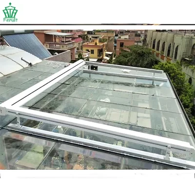 Commercial Conservatory Top Roof Awning Retractable Waterproof Motorized Terrace Roof Awnings