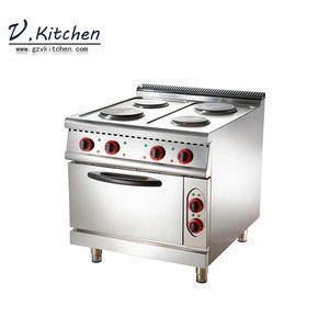 Commercial hotel restaurant hot kitchen heavy duty stainless steel 900 series 4 burner gas cooker range on cabinet gas ranges