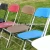 Import commercial seating black poly plastic folding chair from China