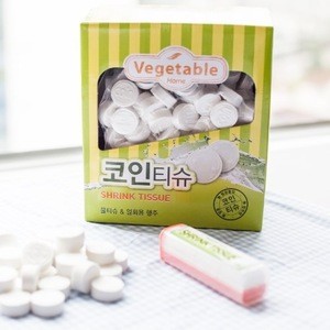 Compressed Shrink Coin Tissue 300pcs