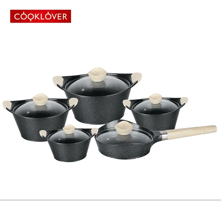 cooklover 10pcs die casting aluminum non
