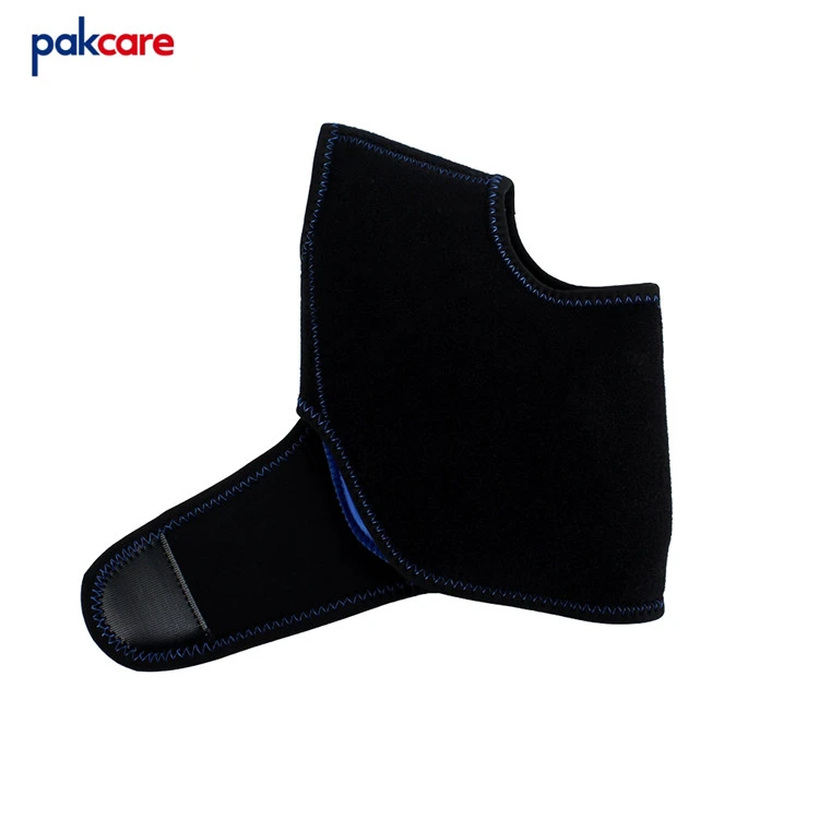 Cooling foot or wrist gel pack cold therapy compress with fabric