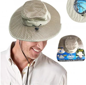 Cost effective sun protection fishing hat ice silk material summer sun hat