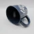 Import Creative coffee time Silk screen printing solid color ceramic coffee mug stoneware campfire mug tea cups with custom logo from China