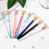 Creative girl heart metal pen business gift advertisement butterfly crystal beautiful fashion ballpoint pen