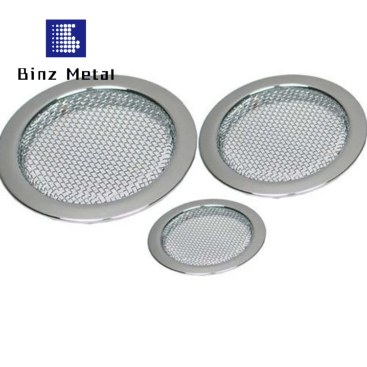 Custom 1- 635 mesh high precisions stainless steel wire mesh round filter screen disc