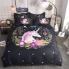 Custom 3d printed unicorn bedding cartoon duvet covers