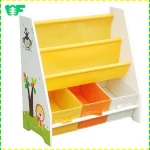 Custom decoration hot sale kids furniture,  wooden book shelf