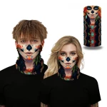 Custom Digital Printing Face Shield Outdoor Headband Bandana Kerchief Scarf Fashion Protection Shields Turban Neckerchief