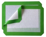 Custom fiberglass heat resistant silicone baking mat  for pastry rolling for air fryer