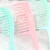 Import Custom Logo Home Tools Hair Care Plastic Hairbrush Colorful Hair Comb from China