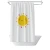 Import CUSTOM LOGO Plain polyester waterproof shower curtain Bathroom partition curtain Shower curtain from China