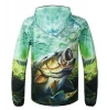 Custom New Arrive hoodies Sublimation Printed Long Sleeve Fishing Shirts Fishing Wear