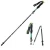 Import Custom Nordic Cheap Lightweight 5 Sections Collapsible Trekking Pole Foldable Aluminum Walking Stick from China