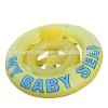 Custom pattern pvc inflatable donut swimming ring with handles life buoy