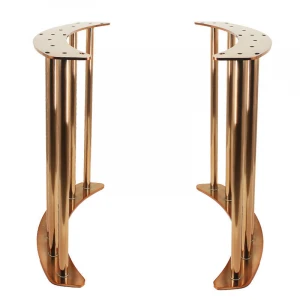 Custom Plating Table Legs Metal Furniture Table Frame Golden Tea Table Support Feet Hardware Foot