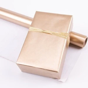 Custom popular printed logo moisture proof gold gift tissue paper wrapping paper, packaging paper