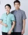 Import custom short sleeve design hotel housekeeping uniform from China