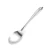 Import Custom Silver Long Handle Ladle Stainless Steel Kitchen Hot Pot Serving Spoon from China