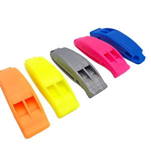 Custom Size Multicolor plastic emergency whistle