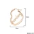 Import Custom Stainless Steel 18K Rose Gold Plated Initial Letter Name Earrings Bangle  Necklace Jewelry Set from China