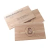 Custom Unique Bamboo Wooden Wood Business Card Name Card