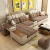 Import Customizable and Reconfigurable Deep Seating Couch Sectional Living Room Combination Sofa Set 7 Seater Corner sofa from China