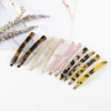 Customizable wholesale in stock Women&#x27;s acrylic hair clips hairpins  and girls&#x27;fashion resin hair clips