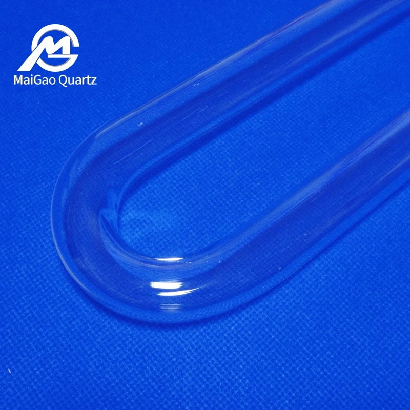 Customization Modern Quartz Glass U Shape Tubes For Lab Experiment