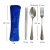 Import Customize logo stainless steel travel cutlery set from China