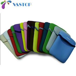Customize size and printing neoprene laptop bag with pocket neoprene  case