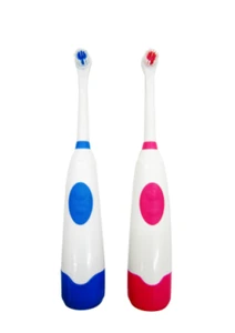 Customized color oral hygiene travel Sonic black electric toothbrush with toothbrush heads
