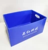 Customized  coroplast PP corrugated box polypropylene hollow bins logo foldable plastic bin corrugated totes