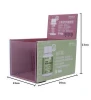 Customized Counter Tabletop Retail Display Case Health Care Promotion Box Clear PVC Window Box