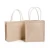 Import Customized  Eco-friendly  Jute Hemp Shopping Grocery Tote Jute Bag from China