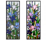 Customized Insulated  Tiffany Stained  Glass Home door and window or screen lighting
