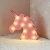 Import Cute Unicorn Head Led Night Light Animal  Gift Children kids baby Bedroom 10 Led Night Lamp marquee Light For Kids from China