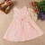 Import D0082 infant sundress pink lace bow baby girl spring baby dresses for weddings from China