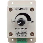 DC12-24V 8Amp 0%-100% PWM Dimming Controller for LED Lights Ribbon Lights Tape Lights compatible with Hilight LED wholesaler Etc