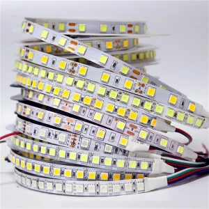 DC12V 5m SMD5054  RGB LED Strip Light 120LED/M Flexible Light Ribbon Double PCB Led Stripe Tape