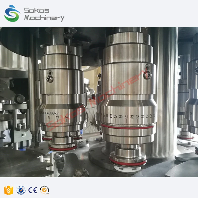 DCGF automatic small manufacturing beverage isobaric carbonated filling machine for soft drink