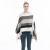 Import DDA174 Pullover Cape Fashion  Sweater Knit Scarf Women Striped Warm Tassel Cloak Cape Ladies Vintage Knitted Loose Shawl from China