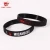 Import Debossed printed logo black silicone wristbands/bracelet for events from China