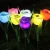Import Decoration Lighting Artificial Flower colorful tulip solar garden light led garden light from China