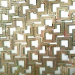 Decorative Glass Art glass Acid Etched Glass for interior decor